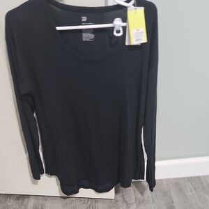 All in Motion Black Long Sleeve Women's Tee